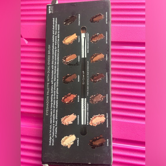 Sigma Warm Neutrals Eyeshadow Palette - Picture 2 of 3